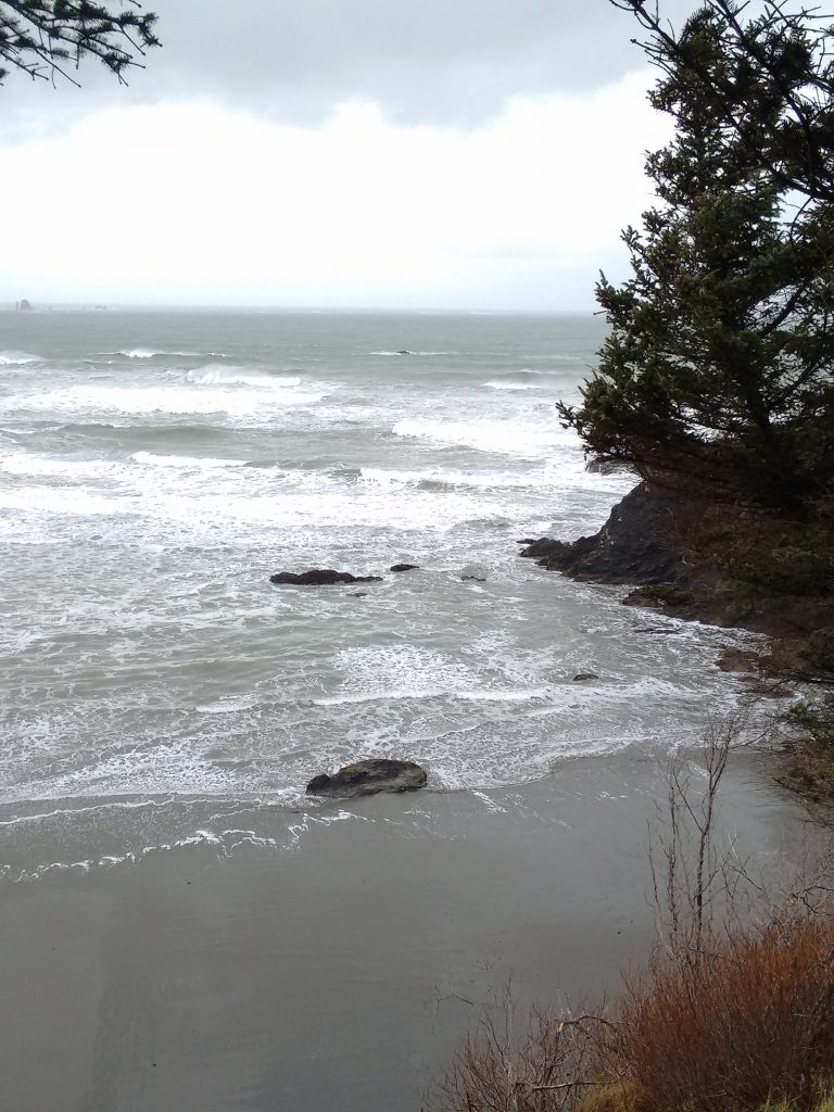 Rough seas