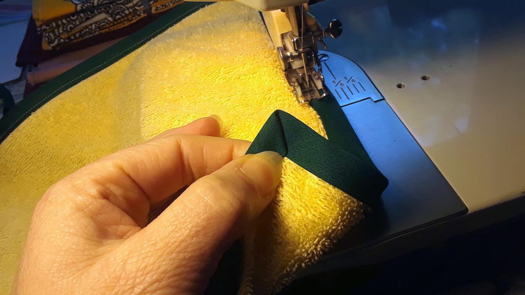 mitering the bottom of a corner