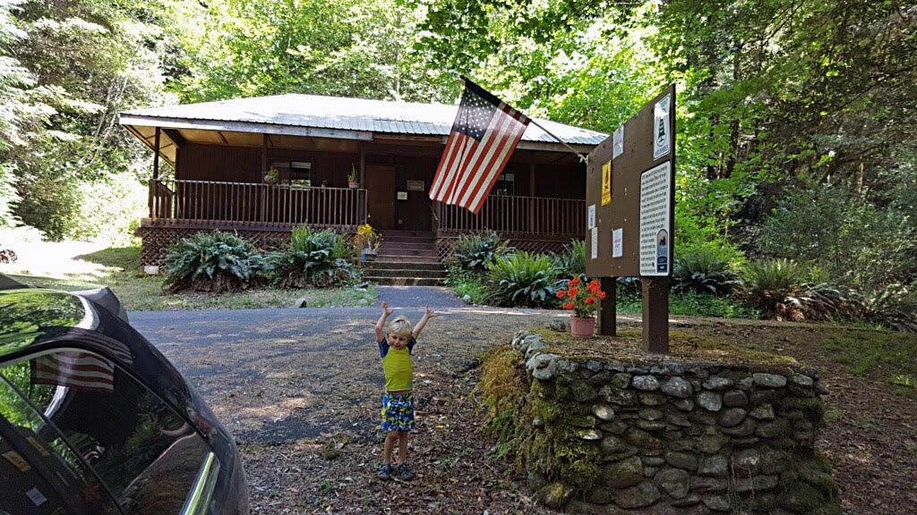 We have arrived at the campground
